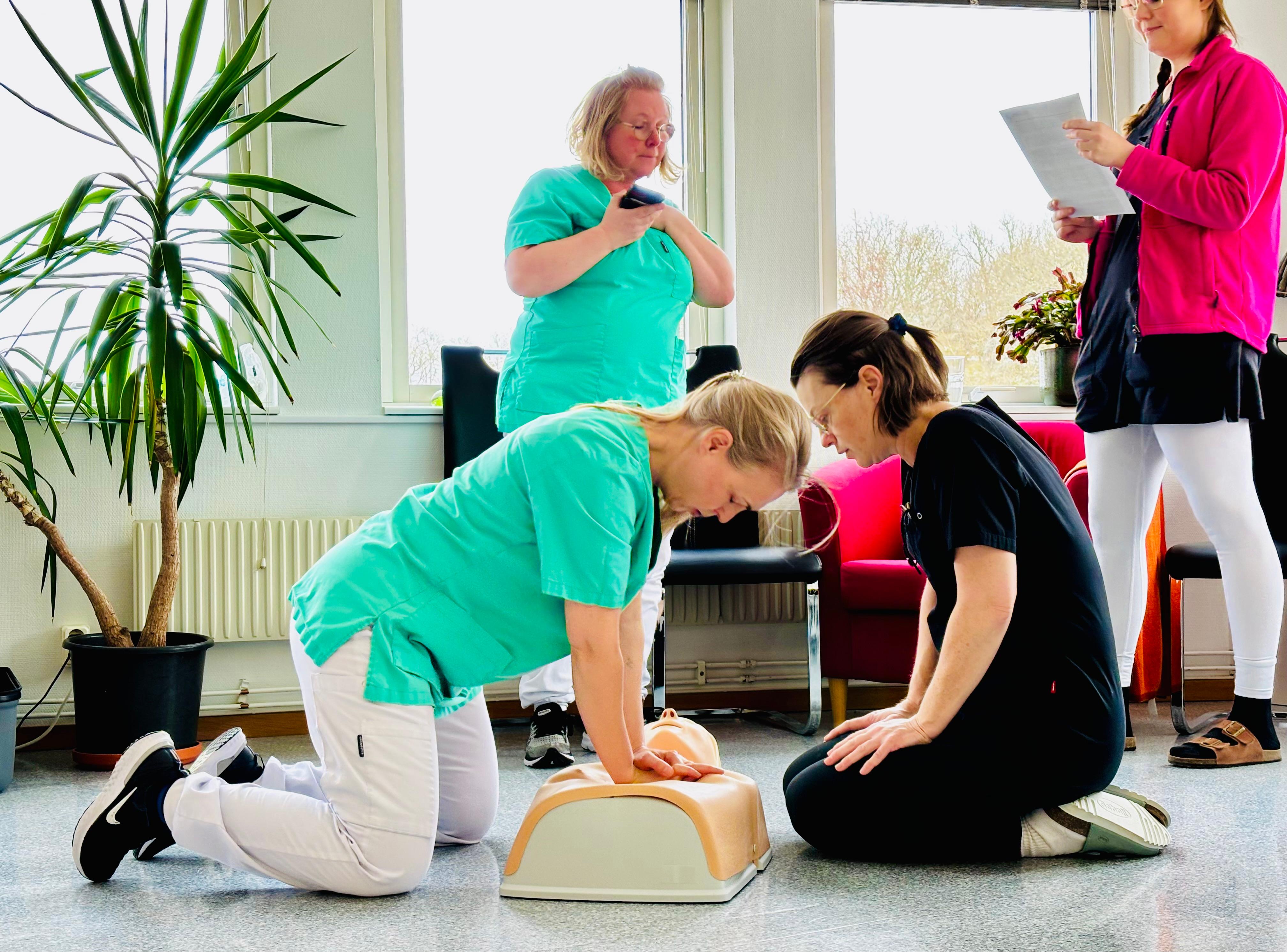 HLR utbildning på klinik